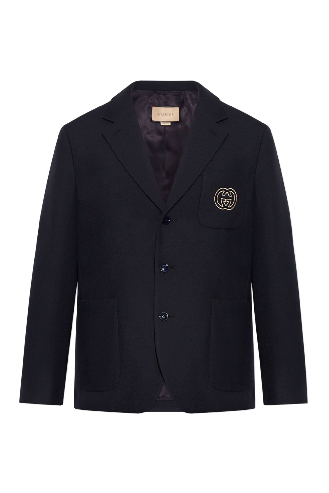 Gucci Blazer With Monogram Mens Clothing Vitkac 0010